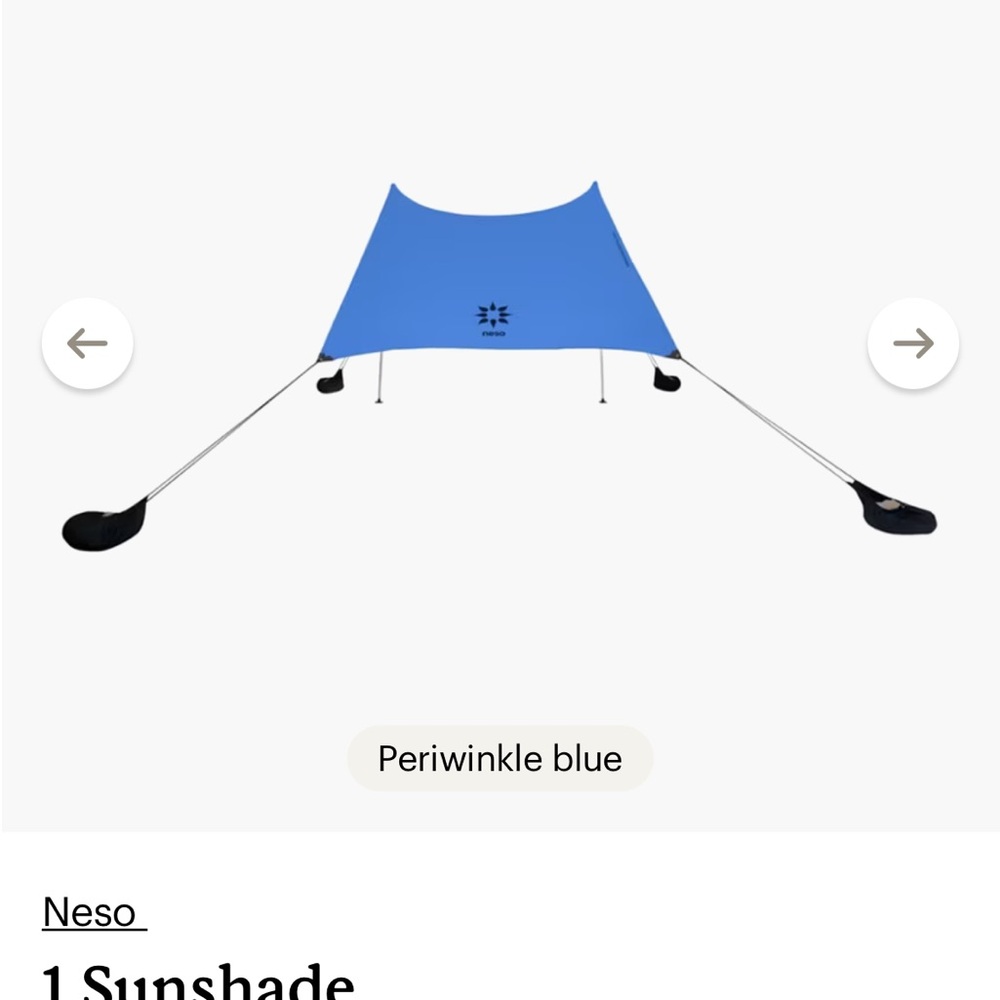 Periwinkle Blue Sunshade